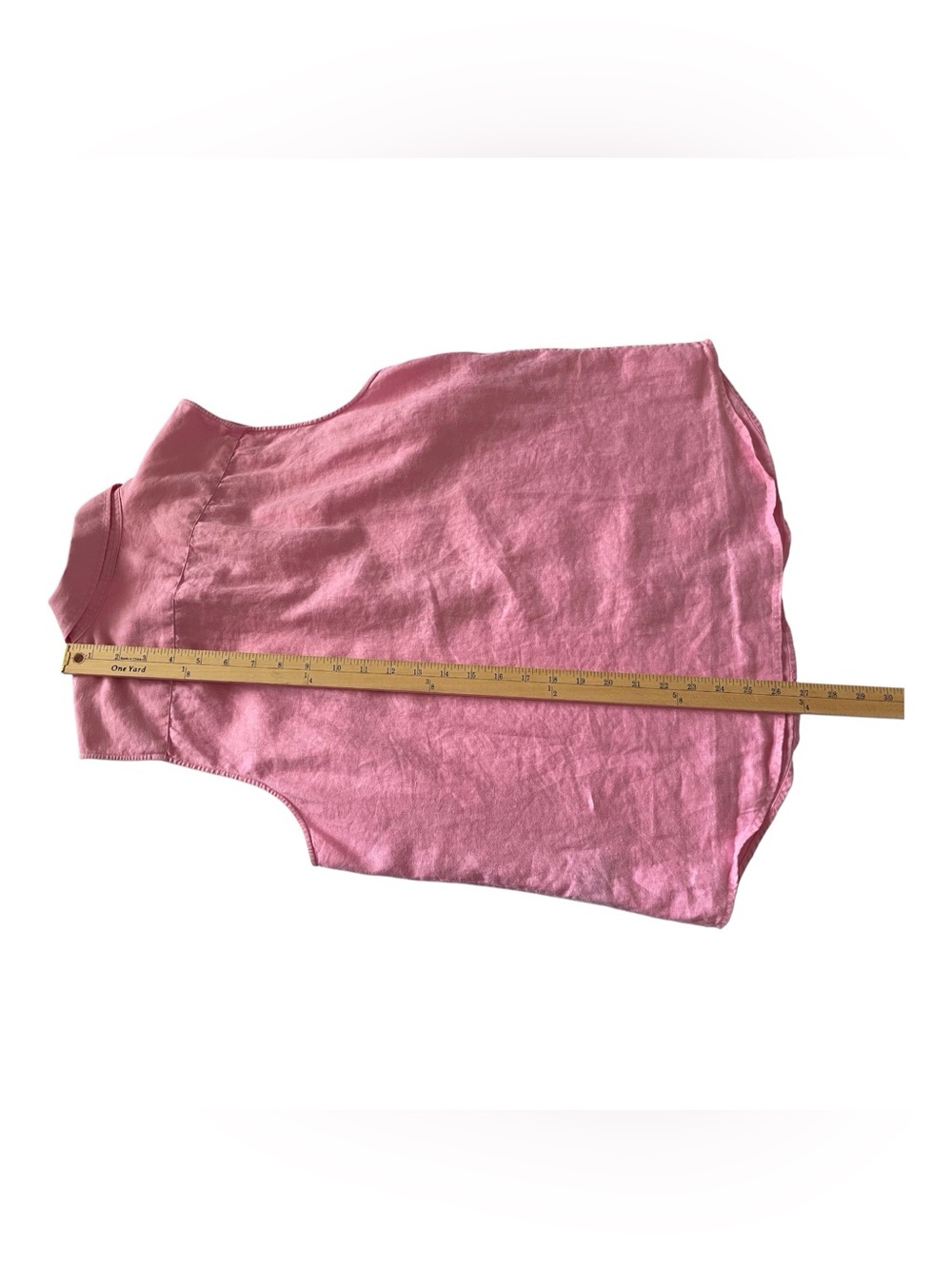 Lauren Ralph Lauren Pink Sleeveless Linen Women’s Shirt, XL - Picture 11 of 12